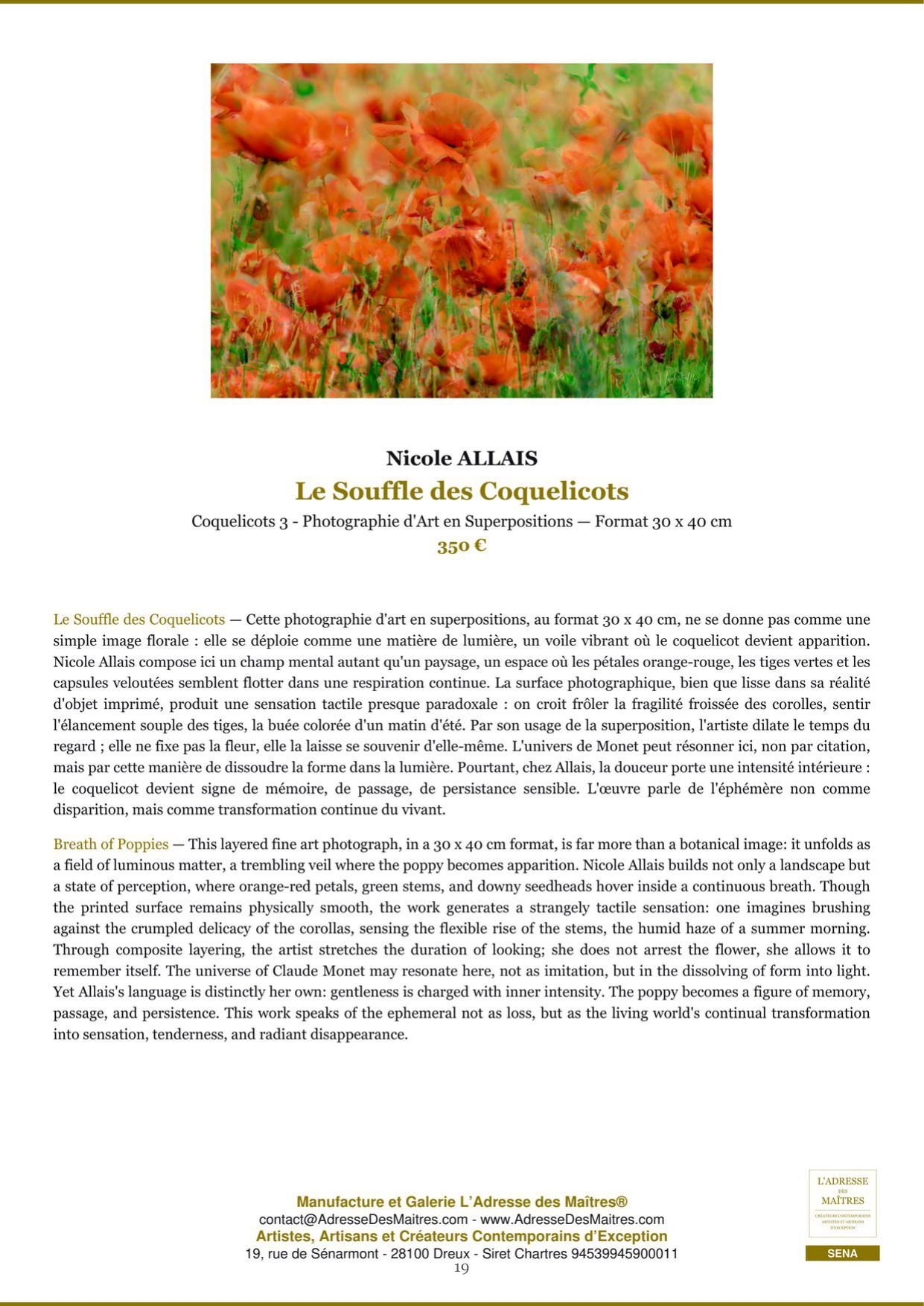 Rapport d’Analyse et de Recommandations pour Artistes