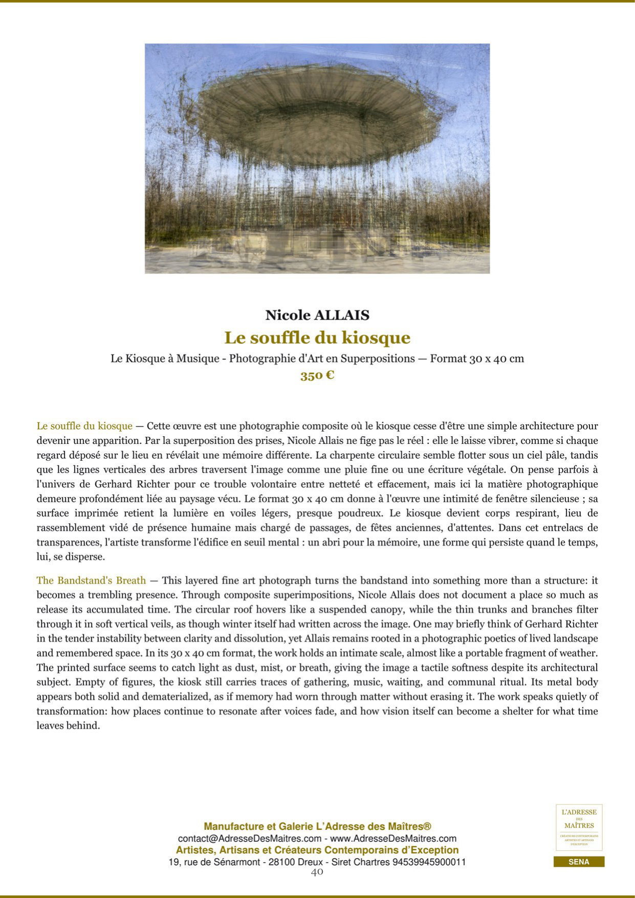 Rapport d’Analyse et de Recommandations pour Artistes
